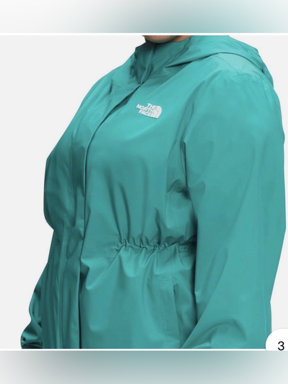 THE NORTH FACE WOMENS CITY BREEZE RAIN JACKET! - Picture 7 of 8